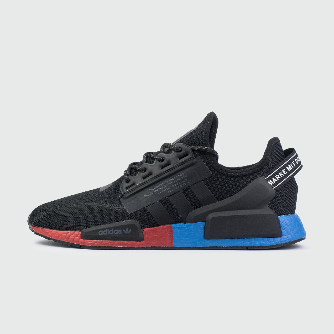 Adidas NMD R1 V2 Black Reb Blue Ftwr