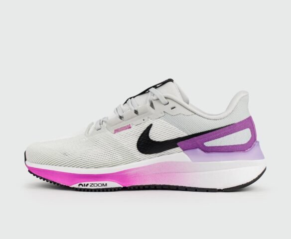 Nike Air Zoom Structure 25 White Purple Wmns